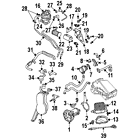 06a-133-817-j Audi Genuine Oem Connector Pipe