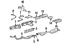 126-492-08-45 Genuine Oem Flange