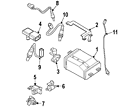 14930-ja10d Nissan Infiniti Genuine Oem Vent Control Solenoid