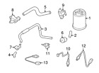14950-3ab0a Nissan Genuine Vapor Canister 14950-3ab0a Nissan Genuine Vapor Canister