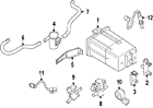 14954-4ba1a Nissan Genuine Oem Vapor Canister Bracket 14954-4ba1a Nissan Genuine Oem Vapor Canister Bracket