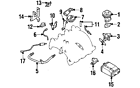14956-1p101 Nissan Genuine Oem Solenoid Valve