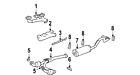 15077362 Gmc Genuine Oem Converter Pipe Seal