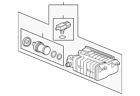 17011-tk5-a01 Honda Genuine Vapor Canister