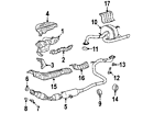 17451-21070 Toyota Genuine Oem Front Pipe Gasket