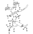 18-20-7-568-777 Bmw Genuine Oem Muffler Rear Mount