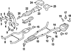 18308603651 Bmw Genuine Oem Muffler