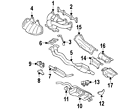 191-253-141-f Volkswagen Genuine Oem Muffler Clamp