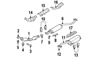 20074-8h30a Nissan Genuine Oem Converter Pipe Spring