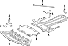 205-524-00-40 Genuine Oem Front Shield Bracket 205-524-00-40 Genuine Oem Front Shield Bracket