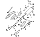 20651-zp00a Nissan Genuine Oem Muffler Pipe Mount