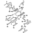 20692-1e810 Nissan Genuine Oem Front Pipe Gasket