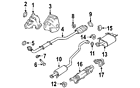 20695-8j010 Nissan Genuine Oem Front Pipe Seal 20695-8j010 Nissan Genuine Oem Front Pipe Seal