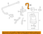 22850205 Gm Chevrolet Oem Corvette Hose 22850205 Gm Chevrolet Oem Corvette Hose