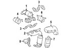 25588-20020 Toyota Genuine Oem Insulator