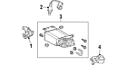 25860-0v050 Toyota Genuine Oem Vacuum Valve