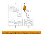 258600h080 Toyota Oem 07-11 Camry