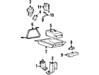 31450-3c500 Kia Genuine Oem Vapor Canister Holder