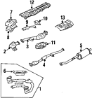 44111ac350 Subaru Genuine Oem Converter