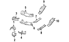 44651ab950 Subaru Genuine Oem Converter Shield