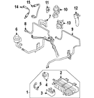 4u5z-9c915-ca Ford Lincoln Mercury Genuine Oem Purge Control Valve