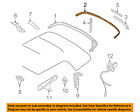 54347375320 Mini Oem Cooper Convertible Trim Right