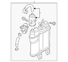 561-201-797-f Volkswagen Genuine Passat Vapor