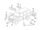 68033008aa Chrysler Brand New Genuine Mopar Oem Emission Label 68033008aa Chrysler Brand New Genuine Mopar Oem Emission Label