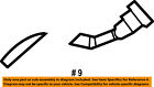 68156168aa Mopar Chrysler Oem Hose 68156168aa Mopar Chrysler Oem Hose