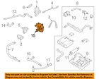 6w1z9c915a Ford Lincoln Oem Town Canister Purge Solenoid