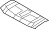 74772-4cl0a Nissan Infiniti Floor Pan Heat Shield