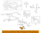 7770550010 Toyota Lexus Oem Emission Valve Bracket