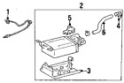 77740-01031 Toyota 7774001031 Genuine Oem
