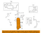 7b0201801h Volkswagen Vw Oem 09-14 7b0201801h Volkswagen Vw Oem 09-14