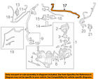 7p0131055 Volkswagen Vw Oem Touareg Emission Tube Assembly