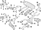 7p6-253-682-p Audi Genuine Oem Chrome Extn