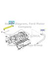8c3z6758a Ford New Oem Emission Crankcase Tube Super Duty