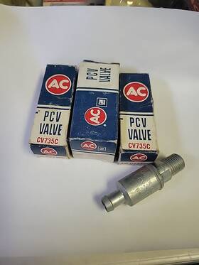 6423581 Ac Lot Of 3 Cv735c Pcv Valves 1966 -1967 Tempest 6cyl 2pcs