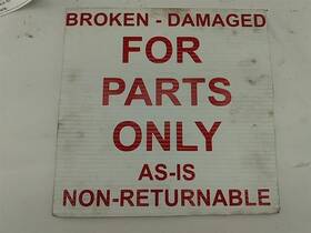 333.ac1e03 Acura Rsx As Is Parts Only Muffler Fits 2002 2003 2004