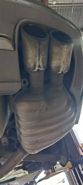 333.au1n13 Audi S4 2013 Muffler 2981475 333.au1n13 Audi S4 2013 Muffler 2981475