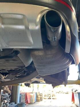 8k0253609ed Audi 2013-2016 Allroad Passenger Right Muffler Assembly Oem