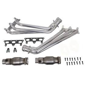 40410 Bbk Performance For 10-11 Camaro V6 Long Tube Exhaust Headers With Converters - 1-5/8 Silver