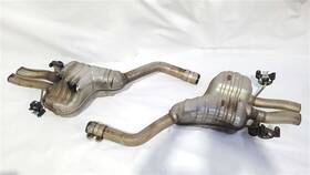 333.be1s06 Bentley Pair Of Mufflers Oem 2004 2010 Flying Spur 333.be1s06 Bentley Pair Of Mufflers Oem 2004 2010 Flying Spur