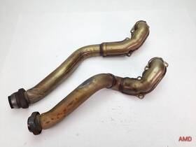 11621439929 Bmw 1997 540i 740i E38 E39 Early M62b44 Left Exhaust Manifold Set Cyl 5678