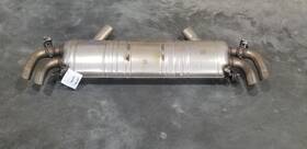 333.bm1d24 Bmw 24 X7 M60i G07 4.4l Rear Exhaust Muffler Assembly With Actuators 333.bm1d24 Bmw 24 X7 M60i G07 4.4l Rear Exhaust Muffler Assembly With Actuators