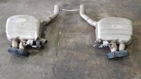 333.bm1i17 Bmw 17 650i F06 Gran Coupe M Package 4.4l Rear Exhaust Muffler Assembly 333.bm1i17 Bmw 17 650i F06 Gran Coupe M Package 4.4l Rear Exhaust Muffler Assembly
