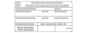 Bmw 71-22-8-892-123 Genuine Emission Label