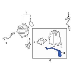 16137171081 Bmw Oe For X5 07-13 Evaporative Emissions System Leak Detection Pump Filter