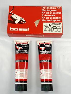 258-001 Bosal Exhaust Muffler Cement Sealant Repair Paste 570 Gram Each Tube 2 Pack