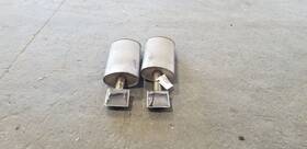 Chevrolet 333.gm1z73 1973 Chevy Corvette C3 Exhaust Muffler Set Pair
